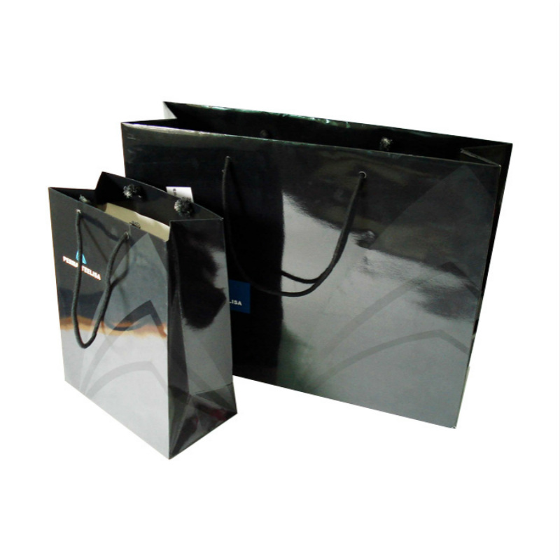 Retail Bags Shopping Bags Printed Black for Dress Pants